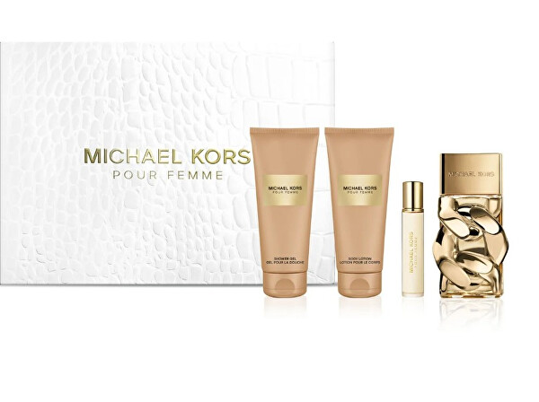Michael Kors Michael Kors Pour Femme - EDP 100 ml + telové mlieko 100 ml + sprchový gél 100 ml + EDP 10 ml